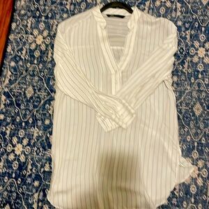 Zara flowy striped tunic blouse lightweight and comfortable